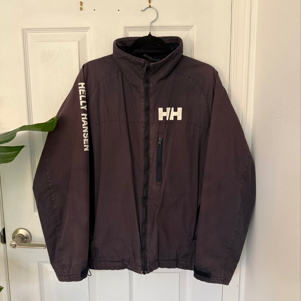Helly Hansen Windbreaker Jacket – Black/Grey (Size M)